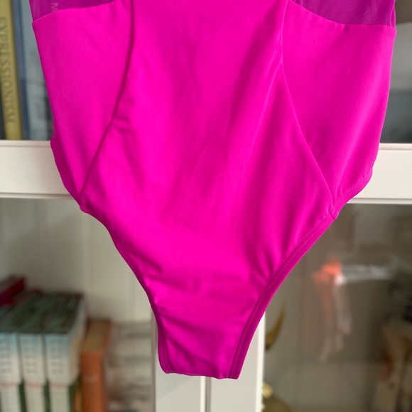 Swimsuits for all MESH UNDERWIRE ONE PIECE SWIMSUIT pink size 18 D/DD NEW - Picture 6 of 7